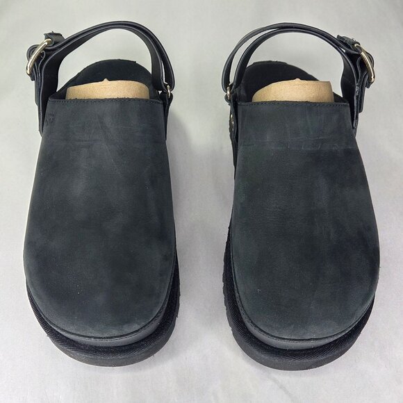 UGG Women's Goldenstar Villa Casual Clogs Regular 8 Black - Picture 3 of 7